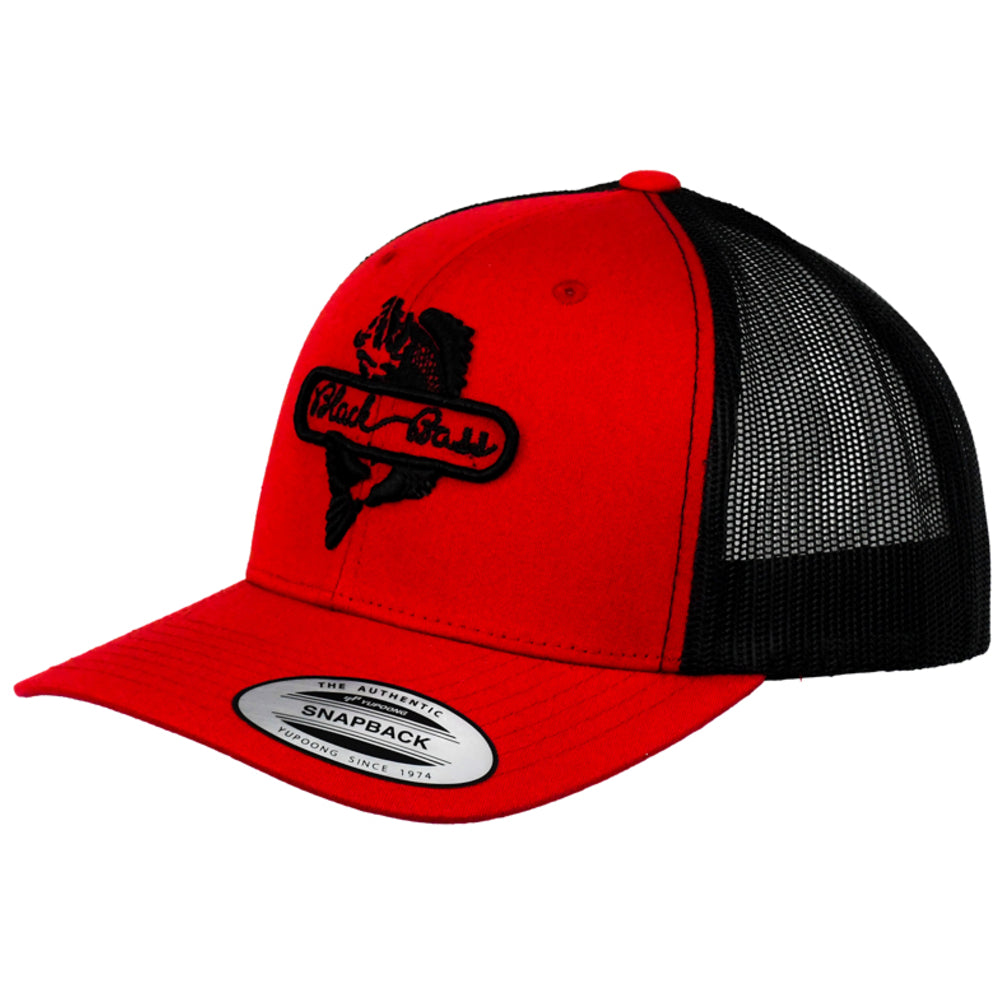 BLACK BASS Gorra Panel Snapback Red/Black 6606TRDBK-ONE