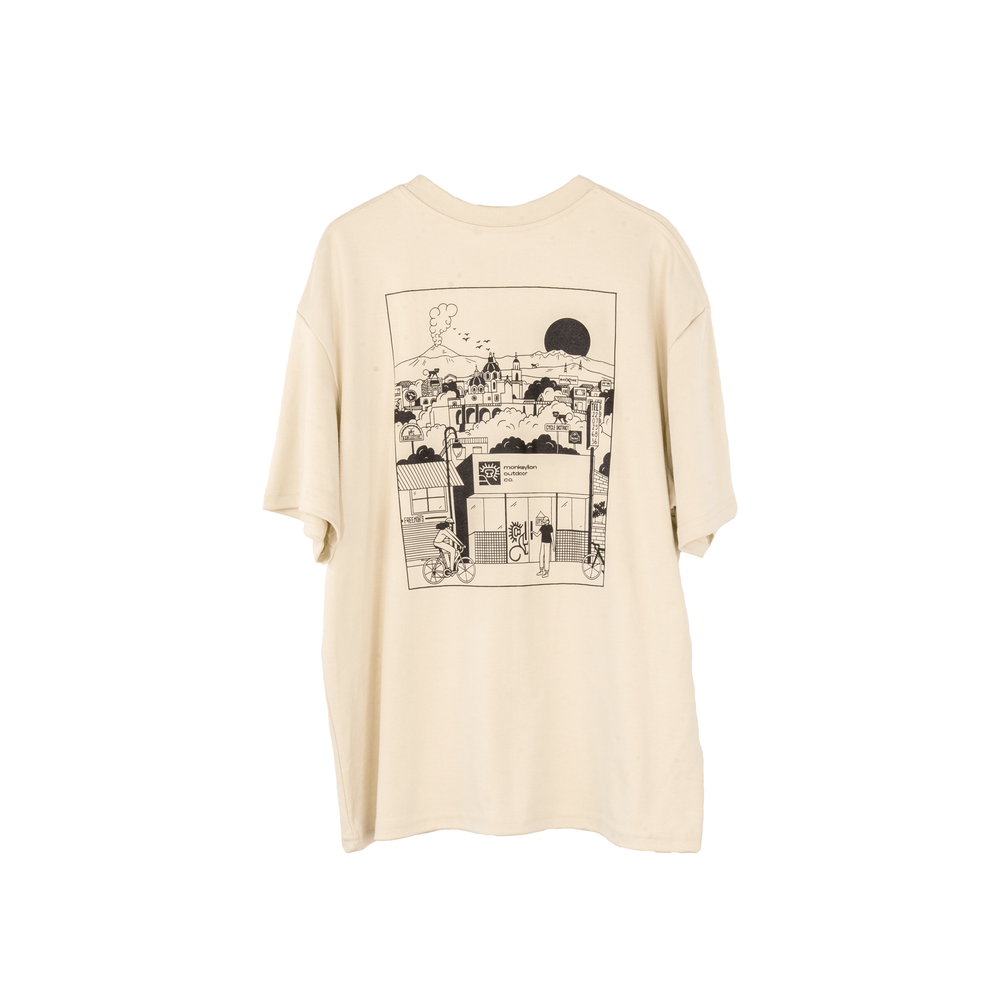 T-shirt Barrio Monkeylion - Beige Claro