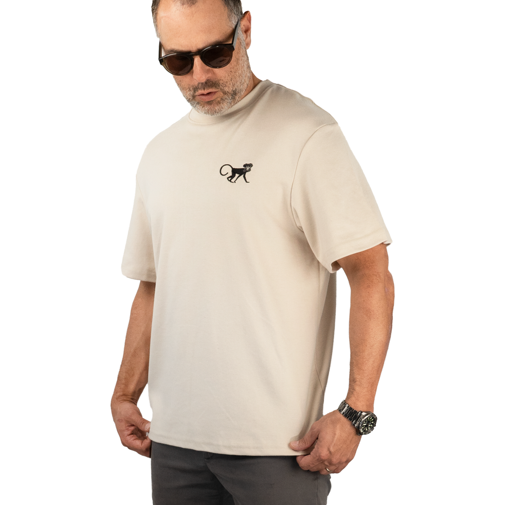 T-shirt Barrio Monkeylion - Beige Claro