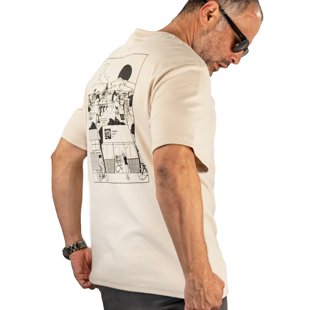 T-shirt Barrio Monkeylion - Beige Claro