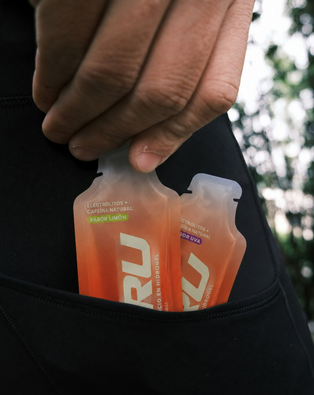 Gel Energetico THRU con Electrolitos y Cafeina