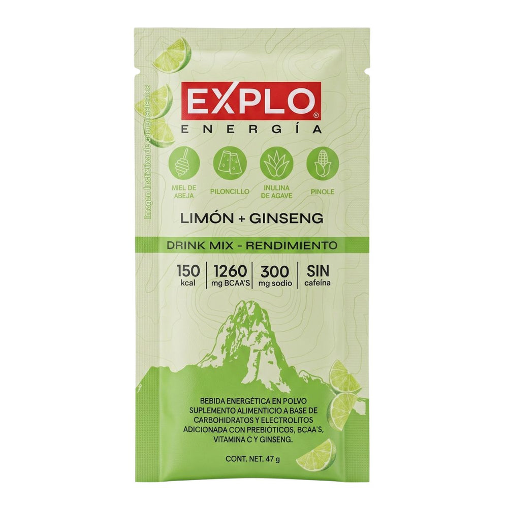 Drink Mix Sabor Limón + Ginseng 47g