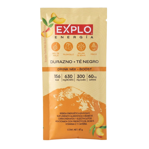 Drink Mix Sabor Durazno + Té Negro 47g