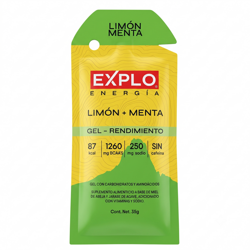 6 Geles Energéticos - Limón Menta