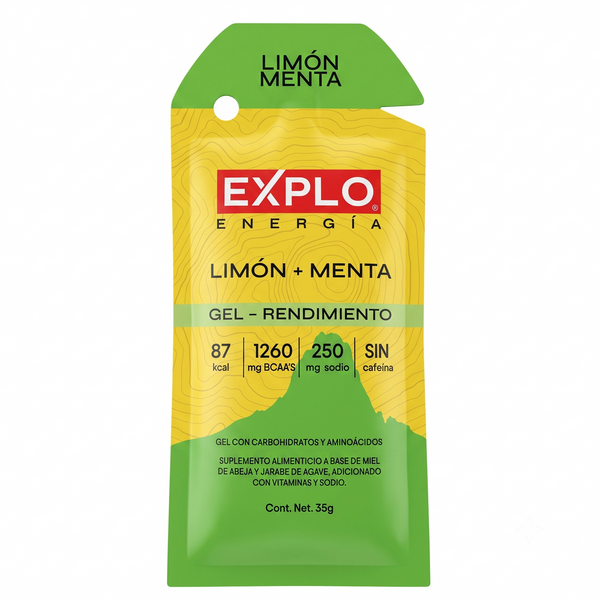 6 Geles Energéticos - Limón Menta