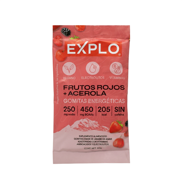Gomitas Energéticas Frutos Rojos + Acerola