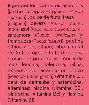 Pack de 12 Gomitas Energéticas Frutos Rojos + Acerola