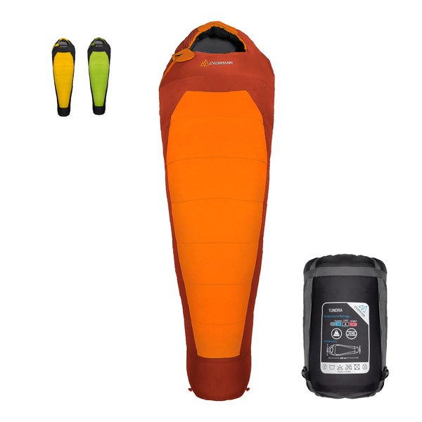 Sleeping Bag Tundra -20°C Naranja