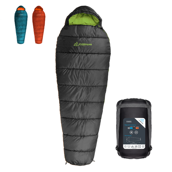 Sleeping Bag Faros -5°C Gris