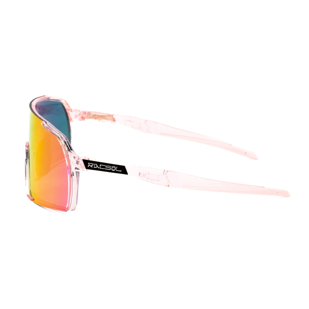 Lentes deportivos para correr y ciclismo. Marca: RACSOL con protección UV400. Para mujer.